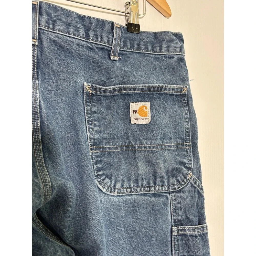 Carhartt FR Jeans Mens 36 30 Original Fit CAT 2 Fire Resistant Utility Workwear